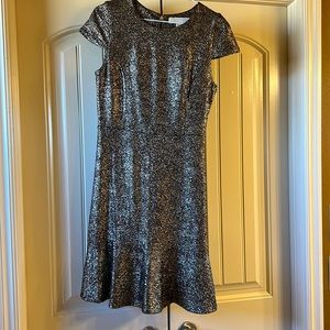 Michael Kors Gold and Black cocktail dress